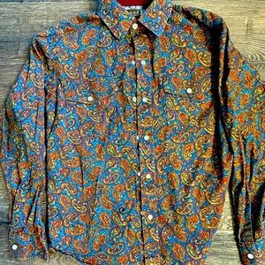 Roper boys button down shirt
